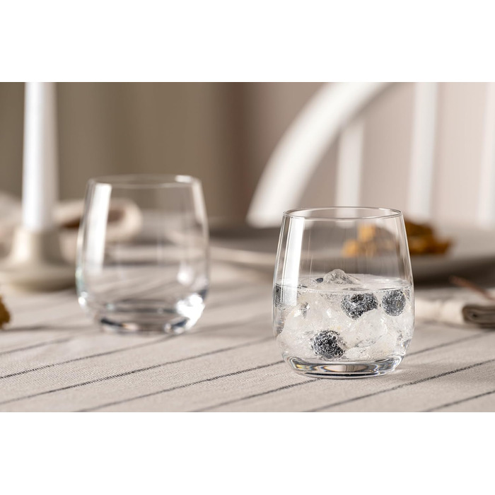 Leonardo TIVOLI Set of 6 Small Glasses, Clear Glass, 6 Pieces (1 Pack), 6