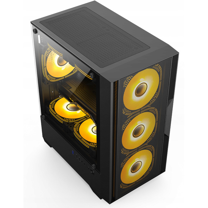 Ігровий корпус для ПК Cased USB 3.0 Mesh з загартованим склом та нижнім розташуванням БЖ