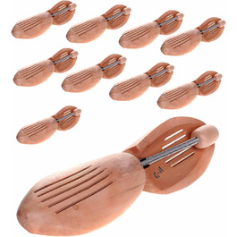 HIMRY® 5 Pairs Wooden Spiral Shoe Stretchers, Natural Wood Spiral Shoe Expanders, SHOE LAST Spiral Shoe Formers, Unisex - Women/Men, Size 35 - Size 36, KXB6001