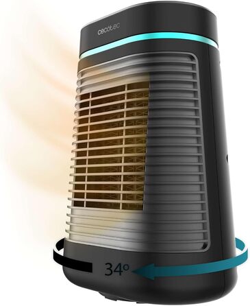 Обігрівач Cecotec ReadyWarm 1550 Max Ceramic Rotate - керамічний, 1500 Вт, регульований термостат, 3 режими, білий