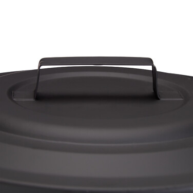 Relaxdays Ash Bucket with Lid made of Steel