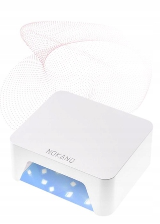 LED+UV лампа для манікюру NOKANO V9 36 Вт, біла