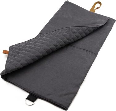 Килимок для собак Paws&Co: портативний, складний, 75x50 см (Сірий)