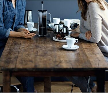 WMF Coffee Time Coffeepress double-walled 0.75l, French Press, coffee maker for 6 cups, glass, dishwasher-safe