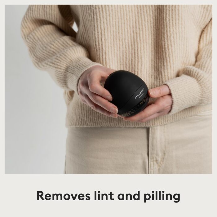 Електричний машинка для видалення катишків Steamery Pilo 1, USB зарядка, для одягу та текстилю, чорний