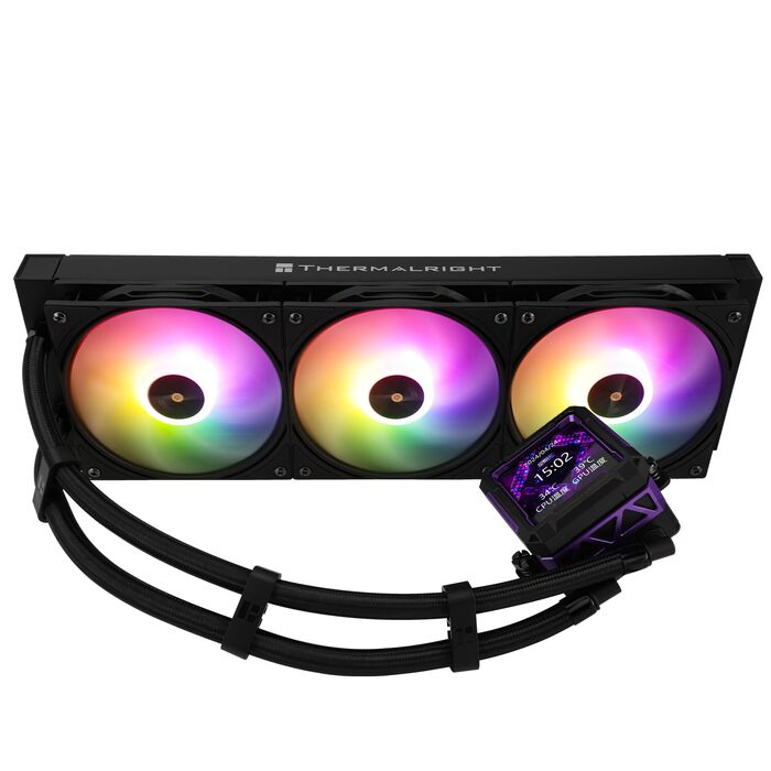 Система рідинного охолодження процесора Thermalright FW PRO 360 ARGB Black, 360мм, IPS LCD-дисплей 2.73