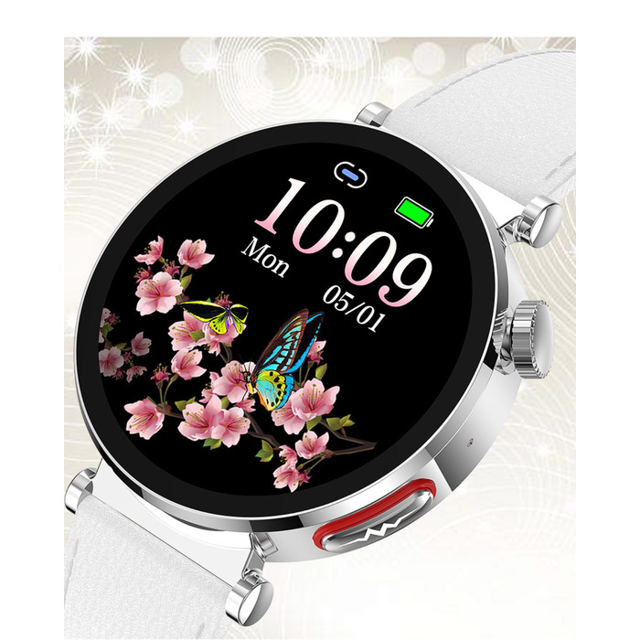 Жіночий смарт-годинник Sayberg AT490 (Золотий) з функціями ЕКГ та вимірювання рівня цукру