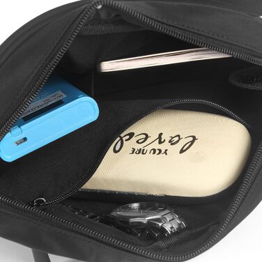 Сумка для ласощів для собак COOWONE, водонепроникна, з інтегрованим диспенсером для відходів, регульована через плече (Чорна)