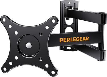 Настінне кріплення для телевізора Perlegear поворотне, нахильне, 10-30 дюймів, до 20 кг, VESA 100x100/75x75 мм