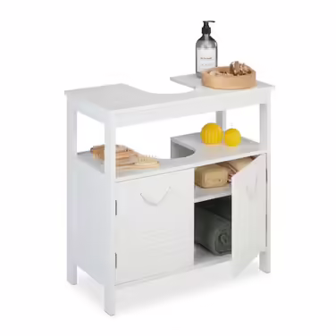Relaxdays Bathroom Vanity with Rope Handles