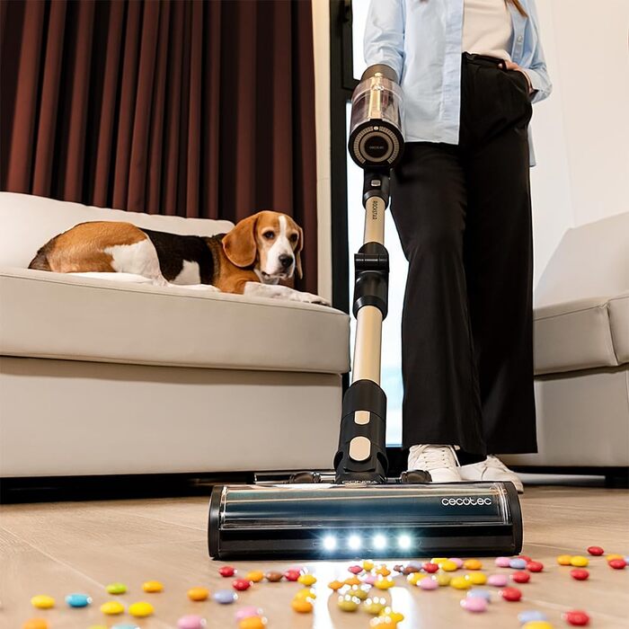 Бездротовий пилосос Cecotec Conga Rockstar 5500 Hurricane Station Flex Max: 220AW, 700W, станція самостійного очищення, 90 хв роботи, антизаплутувальна щітка, гнучкий шланг, циклонна технологія