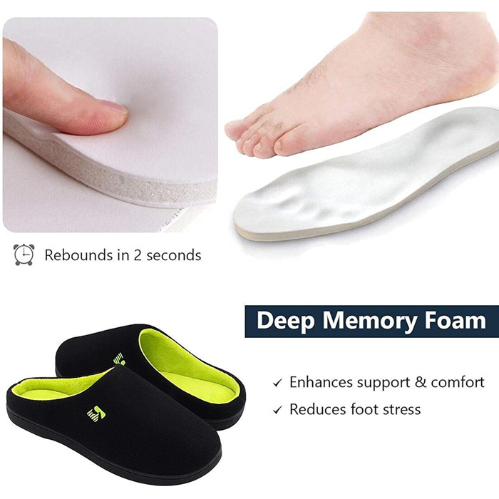 Чоловічі халапи RockDove Original з пінопластовою устілкою, чорно-лимонні, 42/43 EU