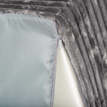 Сходинка для тварин Boutique Zoo: 4 сходинки, 40 см, для собак та котів | З м'якого велюру, темно-сірого кольору | Ідеально для ліжка та авто