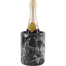 Radicaln Marble Wine Cooler Oceanic 16.5cm - Handcrafted Bar Accessory & Champagne Chiller - Wine Bottle Holder for Bar Decor
