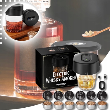 Електричний набір для копчення віскі Whisky Smoker — ідеальний подарунок для чоловіка