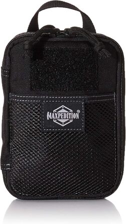 Органайзер Maxpedition Fatty Pocket, чорний, 20 см — кишенькова тактична сумка для спорядження
