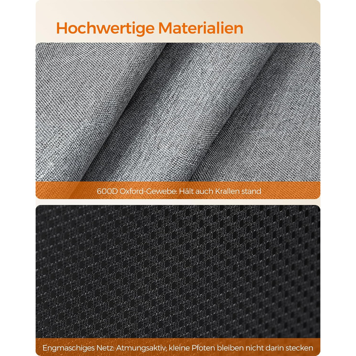 Клітка-вольєр для цуценят Feandrea Oxford, восьмикутна, XL, 112 x 112 x 76 см, з PVC-каркасом та дихаючою сіткою, з кишенею, сіро-сіра, PDC006G01 XL