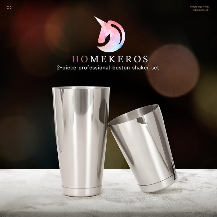 Набір для коктейлів 12 предметів: шейкер, аксесуари для бармена, професійний набір для коктейлів з нержавіючої сталі, 550мл та 850мл, подарункова коробка