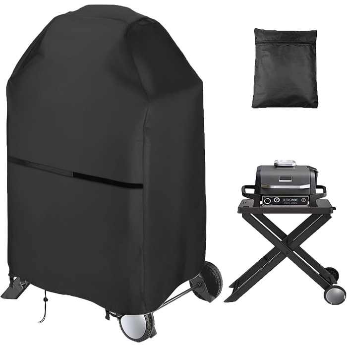 Водонепроникний чохол для гриля Ninja OG701 Woodfire, захисна накидка для вуличного гриля-сковорідки, 83x60x110 см