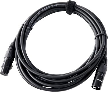 Pronomic DM-66S: Комплект динамічних мікрофонів – мікрофон для вокалу, мовлення, Rockabilly дизайн, зі штативом та XLR-кабелем, сріблястий/білий