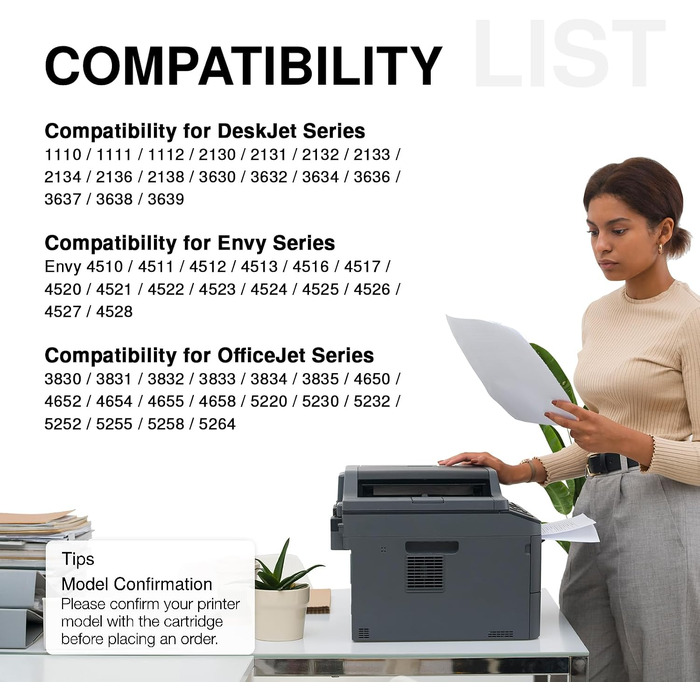 Комплект картриджів 302 XL (чорний та кольоровий) для принтерів HP OfficeJet 3830, 3831, 3833, 4650, 5230, DeskJet 3630, 3636, 3639, 1110, Envy 4524, 4525, 4527