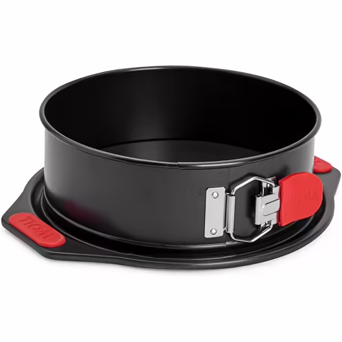 Woll Bakeware Springform Ø 20 cm, with leak-proof base, quick-release latch, and heat-resistant silicone handles up to 230°C, PFAS-free, double-layer non-stick coating