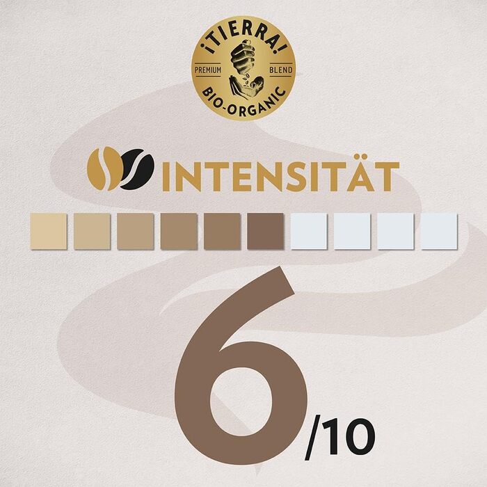 Кава в зернах Lavazza Tierra For Planet, 100% органічна арабіка, легкого обсмаження для еспресомашини, м'який фруктово-квітковий смак, 1 кг