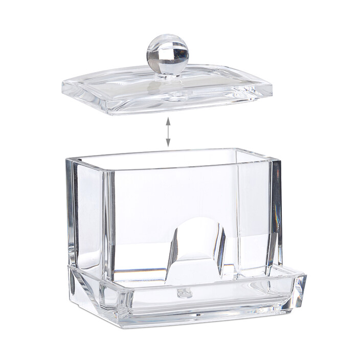Relaxdays Cotton Swab Storage