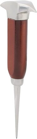 Stainless steel ice pick with wooden handle, breaker, chisel, removal of crushed carving tool in Japanese style for kitchens, bars, bartenders, picnics, camping and restaurants