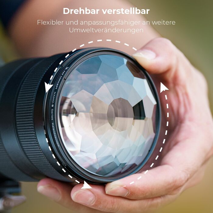 Фільтр-призма Kaleidoscope K&F Concept Nano-B Serie 67mm, ефектний фільтр для фотографії