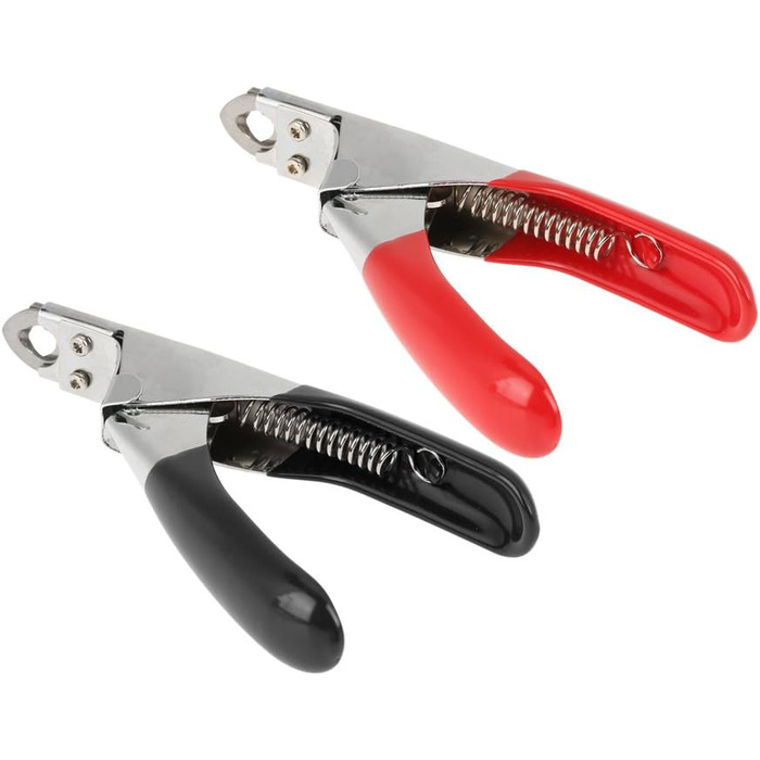 Ножиці для обрізання кігтів домашніх тварин Fdit - для собак та котів, чорний колір