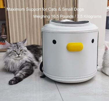 Рюкзак для тварин: переноска для собак та котів вагою до 15 кг