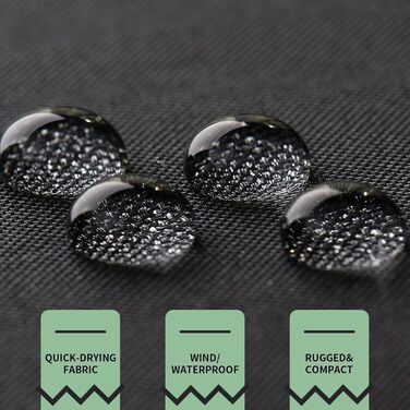 Шкільний парасолька Rseuphiee: стійкий до вітру, автоматичний, компактний, чорний, для дорослих та дітей