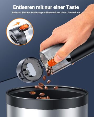 Акумуляторний пилосос SEALIGHT Handstaubsauger 32000 Pa безщітковий, міні-пилосос 4-в-1 з контейнером для пилу та чохлом для зберігання