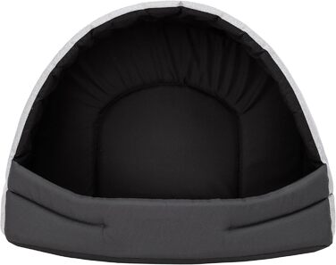 Будка для собак Будка-печера Будка-ліжко для собак Будка для котів Місце для сну L - 55x43 см Сірий