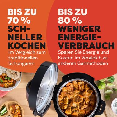 Мультиварка Instant Pot 3.8L 7-в-1 Smart Cooker - мультикухня, рисоварка, сковорода, йогуртниця, пароварка, підігрівач їжі, чорний