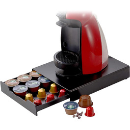 Організатор для капсул Dolce Gusto та Nespresso, шухляда на 20 капсул, чорний