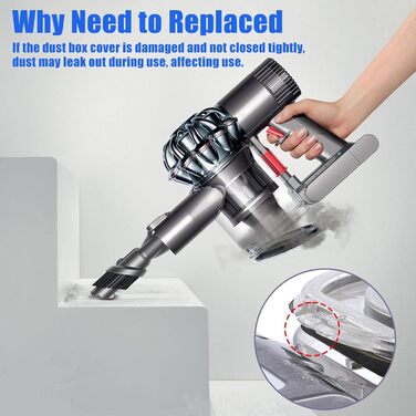 Контейнер для пилу до пилососів Dyson V6 DC58 DC59 DC62 DC74. Замінна частина, аксесуар