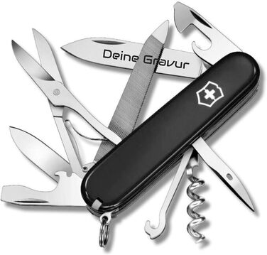 Мультитул Victorinox® MOUNTAINEER 1.3743 – 18 функцій, нержавіюча сталь/ABS Cellidor, чорний