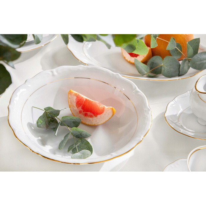 Обідній сервіс на 6 осіб, порцеляна Maria Teresa Konsimo, 12/44 елементи