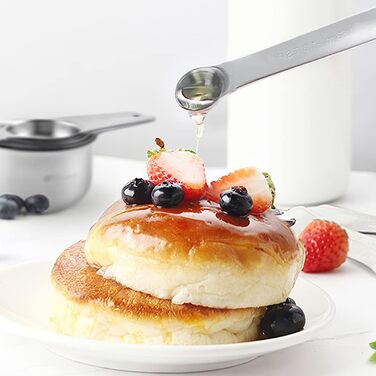 Набір мірних ложок з нержавіючої сталі, 6 шт. (1/8 TSP, 1/4 TSP, 1/2 TSP, 1 TSP, 1/2 TBLS, 1 TBLS)