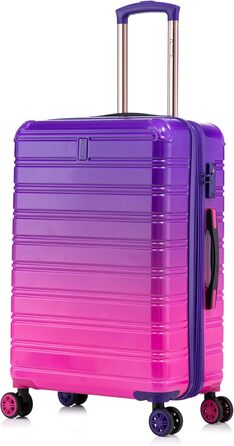 Набір валіз з полікарбонату 3 шт. | Кабінський, середній та великий кофри | Набір валіз | Турквіс (65 см)