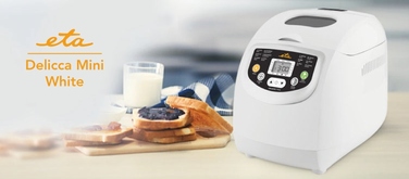Хлібопічка ETA Delicca Mini, біла, 600 Вт