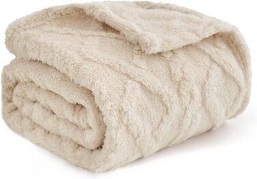 MIULEE Деки для собак 70x100 см, м'яка ковдра для собак та котів, флісова ковдра, легко миється, підходить для собак, котів, морських свинок та інших тварин (Small(40*60cm), Бежевий)