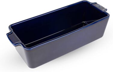 Peugeot - Appolia Loaf Pan - Ceramic Loaf Pan with Handles - Blue, 25.4 x 10.2 x 7.6 cm