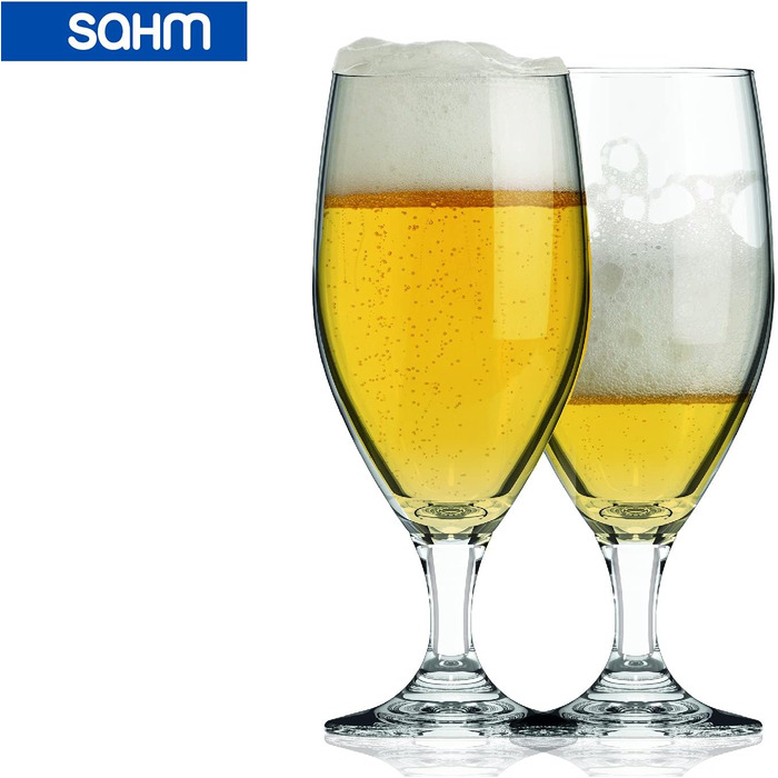 Набір склянок для пива Sahm Vienna Pokal 0,3 л (6 шт) - Pilsner/Craft Beer - для мийки в посудомийній машині