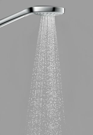Душова лійка Hansgrohe Select, хром, 3 режими струменя