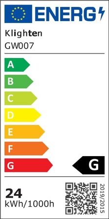 Зовнішня LED-стінна лампа Klighten 24W, IP65, 1500 Lumen, 3000K, Anthrazit
