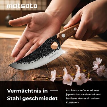 Набір кухонних ножів Matsato: 3 шт. для нарізки та подрібнення