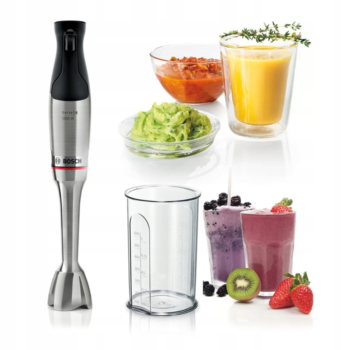 Погружний блендер Bosch ErgoMaster MSM6M810 1200 Вт з мірним стаканом